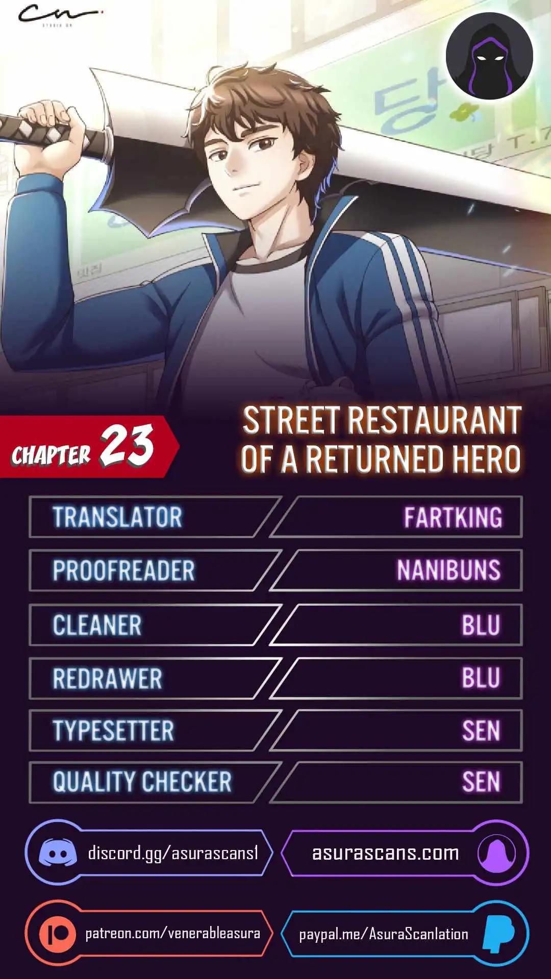 Street Restaurant of a Returned Hero Chapter 23 1